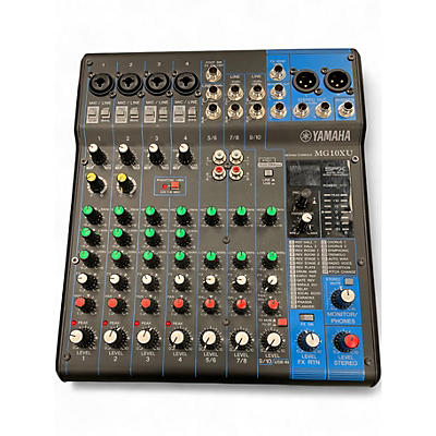 Used Yamaha MG10XU 10 Channel Mixer with Effects Unpowered Mixer