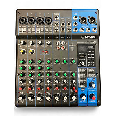 Used Yamaha MG10XU 10 Channel Mixer with Effects Unpowered Mixer