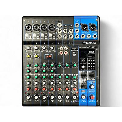 Used Yamaha MG10XU 10 Channel Mixer with Effects Unpowered Mixer