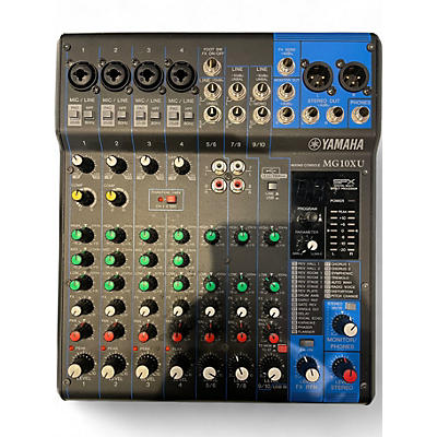 Used Yamaha MG10XU 10 Channel Mixer with Effects Unpowered Mixer