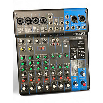 Used Yamaha MG10XU 10 Channel Mixer with Effects Unpowered Mixer