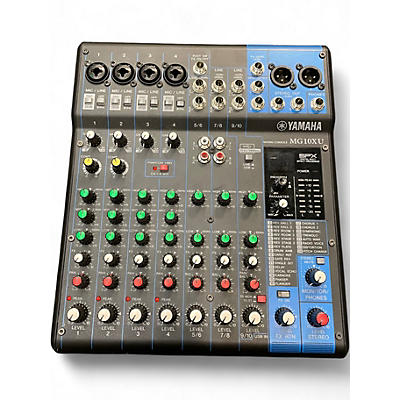Used Yamaha MG10XU 10 Channel Mixer with Effects Unpowered Mixer