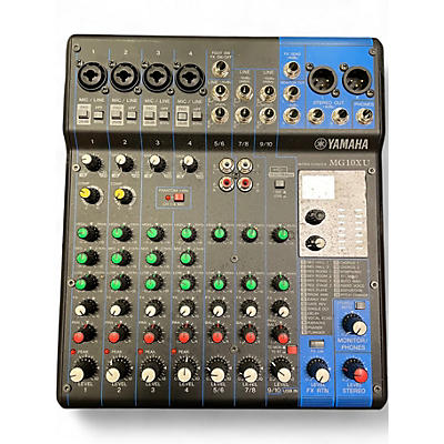 Used Yamaha MG10XU 10 Channel Mixer with Effects Unpowered Mixer