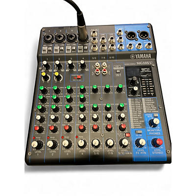 Used Yamaha MG10XU 10 Channel Mixer with Effects Unpowered Mixer