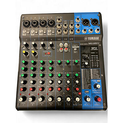 Used Yamaha MG10XU 10 Channel Mixer with Effects Unpowered Mixer