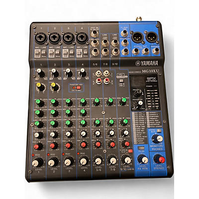 Used Yamaha MG10XU 10 Channel Mixer with Effects Unpowered Mixer