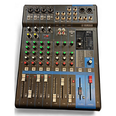 Used Yamaha MG10XU 10 Channel Mixer with Effects Unpowered Mixer