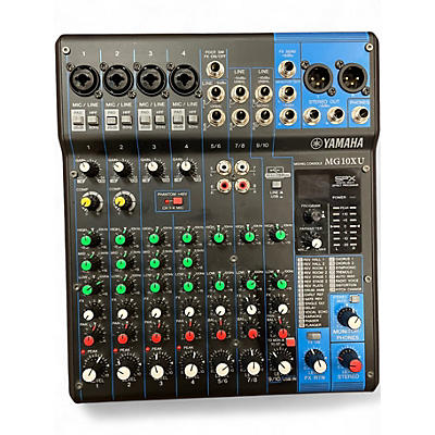 Used Yamaha MG10XU 10 Channel Mixer with Effects Unpowered Mixer