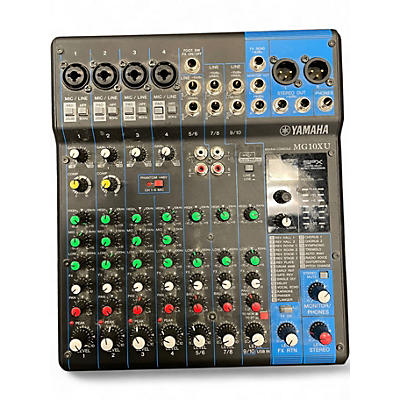 Used Yamaha MG10XU 10 Channel Mixer with Effects Unpowered Mixer
