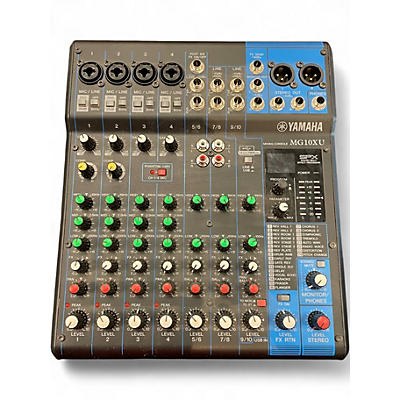 Used Yamaha MG10XU 10 Channel Mixer with Effects Unpowered Mixer
