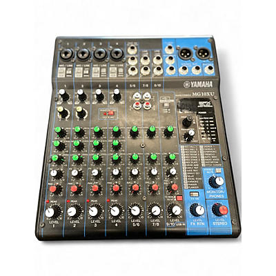 Used Yamaha MG10XU 10 Channel Mixer with Effects Unpowered Mixer