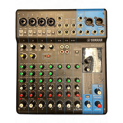 Used Yamaha MG10XU 10 Channel Mixer with Effects Unpowered Mixer