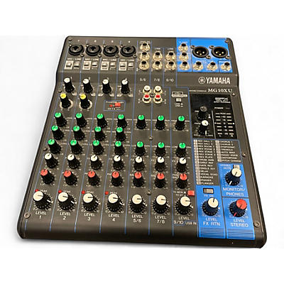 Used Yamaha MG10XU 10 Channel Mixer with Effects Unpowered Mixer