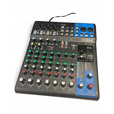 Used Yamaha MG10XU 10 Channel Mixer with Effects Unpowered Mixer