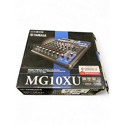 Used Yamaha MG10XU 10 Channel Mixer with Effects Unpowered Mixer