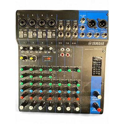 Used Yamaha MG10XU 10 Channel Mixer with Effects Unpowered Mixer
