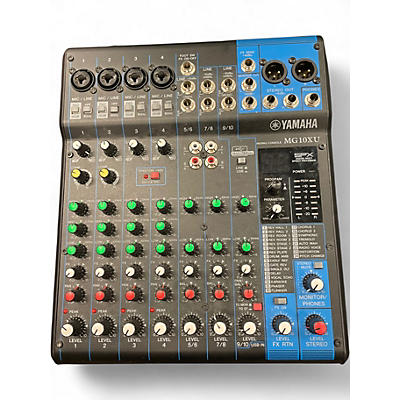Used Yamaha MG10XU 10 Channel Mixer with Effects Unpowered Mixer