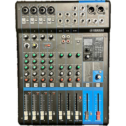 Yamaha Used Yamaha MG10XUF Unpowered Mixer