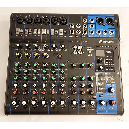 Yamaha Used Yamaha MG12XU Unpowered Mixer