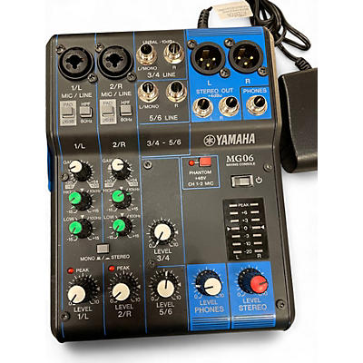Used Yamaha MG6 Unpowered Mixer