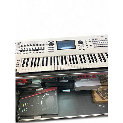 Used Yamaha Montage 61 Key White Keyboard Workstation
