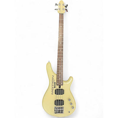 Used Yamaha Motion MB-III Cream Electric Bass Guitar