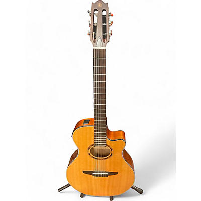 Yamaha Used Yamaha NTX700 Natural Classical Acoustic Electric Guitar