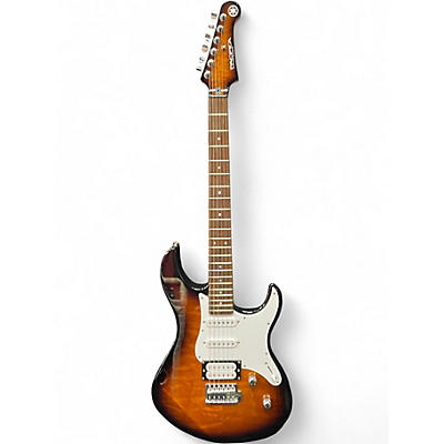 Used Yamaha PAC212VQM tobacco brown sunburst Solid Body Electric Guitar