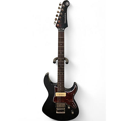 Used Yamaha PAC611 Trans Black Solid Body Electric Guitar