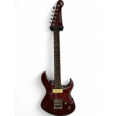 Used Yamaha PAC611 Wine Red Solid Body Electric Guitar