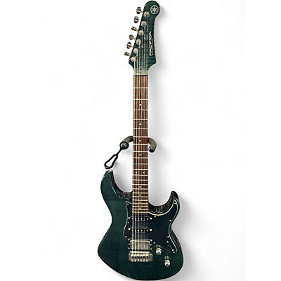 Used Yamaha PAC612VIIFM Indigo Blue Solid Body Electric Guitar