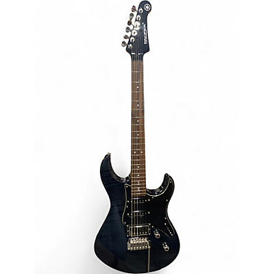 Used Yamaha PAC612VIIFM Indigo Blue Solid Body Electric Guitar