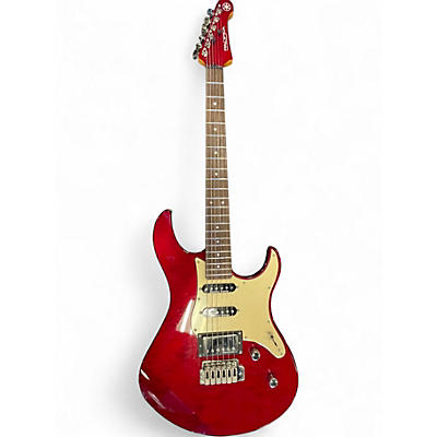 Used Yamaha PAC612VIIFM RED Solid Body Electric Guitar