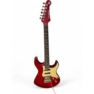 Used Yamaha PAC612VIIFM Red Solid Body Electric Guitar