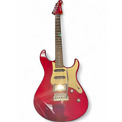 Used Yamaha PAC612VIIFMX Pacifica HSS with Duncan Pickups Red Solid Body Electric Guitar