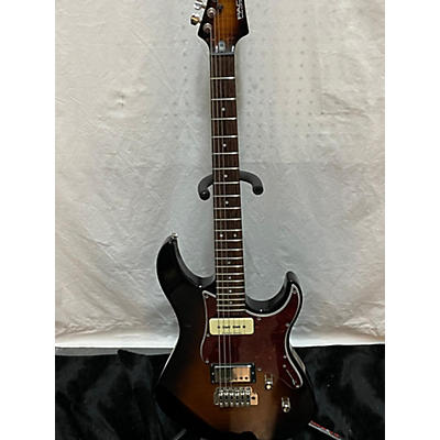 Yamaha Used Yamaha PACIFICA 611 TREMOLO DARK RED BURST Solid Body Electric Guitar