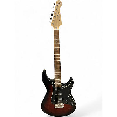 Used Yamaha PACIFICA Brown Sunburst Solid Body Electric Guitar