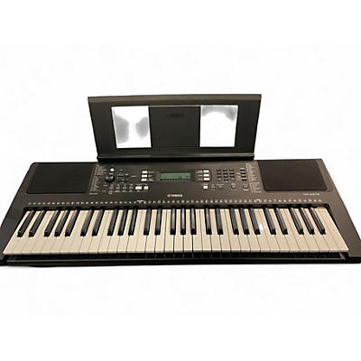 Used Yamaha PSRE373 W/STAND AND BENCH Portable Keyboard