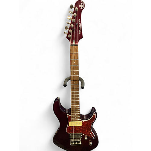 Used Yamaha Pac611hfm trans red Solid Body Electric Guitar trans red