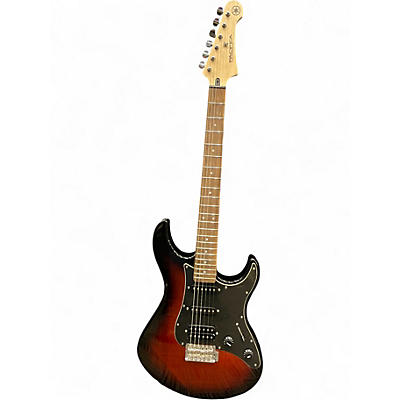 Used Yamaha Pacifica 2 Tone Sunburst Solid Body Electric Guitar