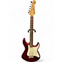 Used Yamaha Pacifica PAC012 Chrome Red Solid Body Electric Guitar Chrome Red