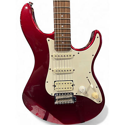 Used Yamaha Pacifica red sparkle Solid Body Electric Guitar