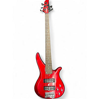 Used Yamaha RBX375 Candy Apple Red Electric Bass Guitar