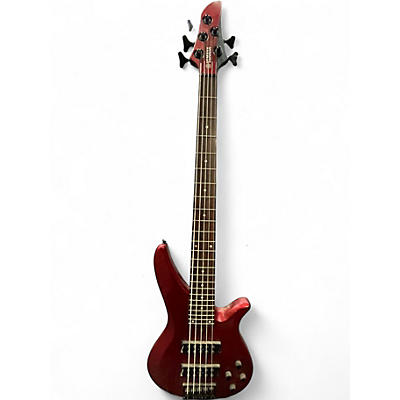 Used Yamaha RBX375 Red Electric Bass Guitar