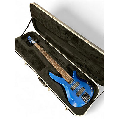 Used Yamaha RBX775 5 String Blue Electric Bass Guitar