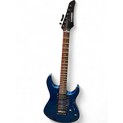 Used Yamaha RGX121S Electron Blue Metallic Solid Body Electric Guitar