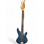 Used Yamaha Rbx250 Blue Electric Bass Guitar Blue