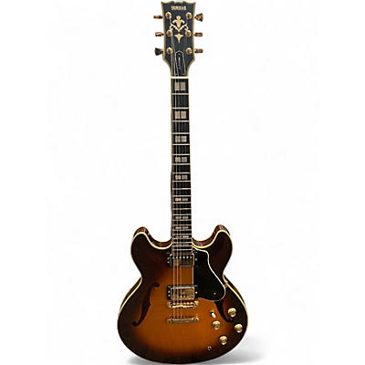 Used Yamaha SA2000 Tobacco Burst Hollow Body Electric Guitar