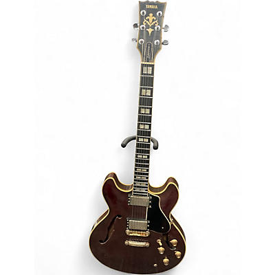 Used Yamaha SA2000S Burgundy Hollow Body Electric Guitar