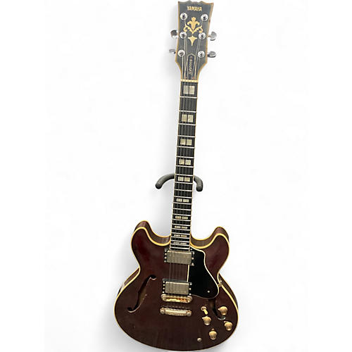 Used Yamaha SA2000S Burgundy Hollow Body Electric Guitar Burgundy